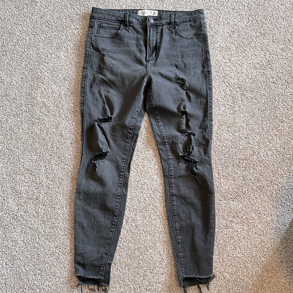 Abercrombie & Fitch Super Skinny High Rise Jeans